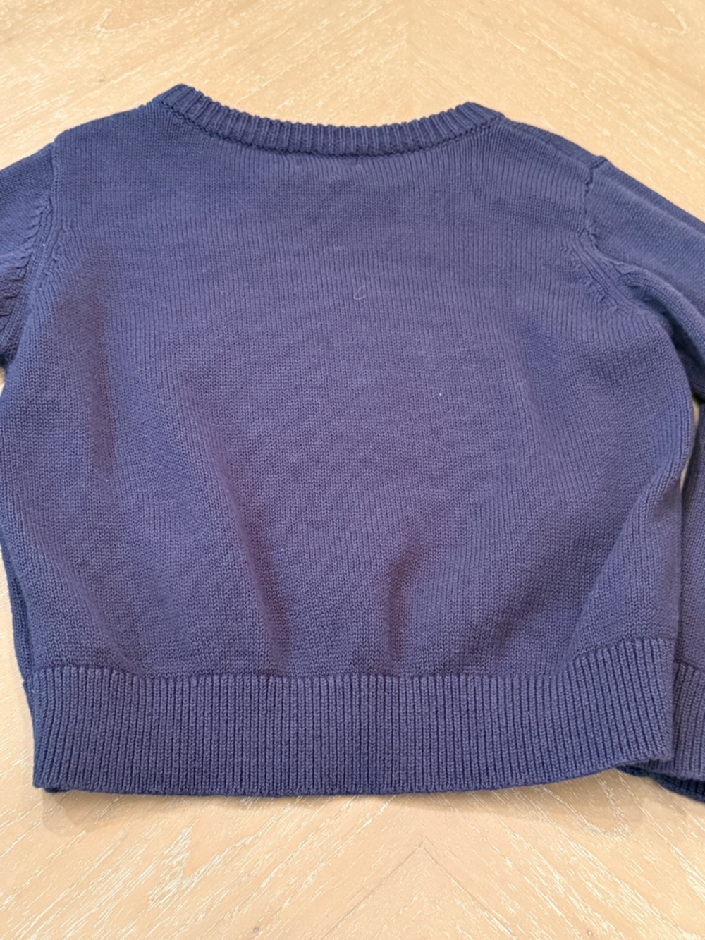 Blue Rooster Collection Navy Sweater with Dog Intarsia - Picture 4 of 4